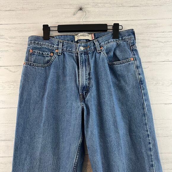 Levi's Relaxed Fit 550 Tapered Leg Medium Wash Jeans Size 34 - Picture 2 of 10